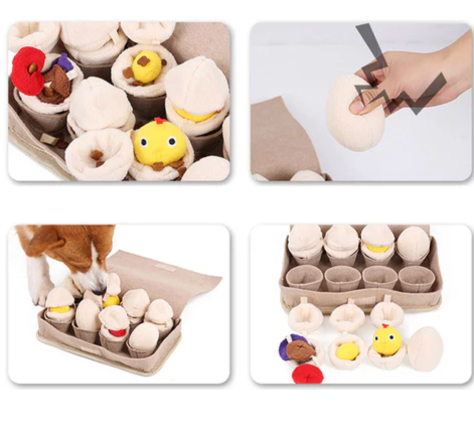 Slow Feeder Bowl for Dogs Hide Treats Boredom