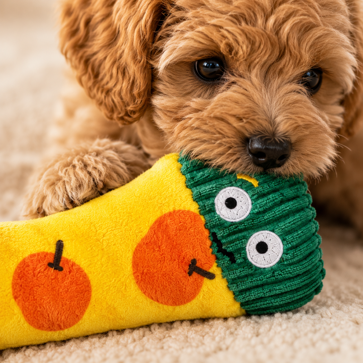 Plush Slow Feeder Bowl for Dogs Entertained Hidden