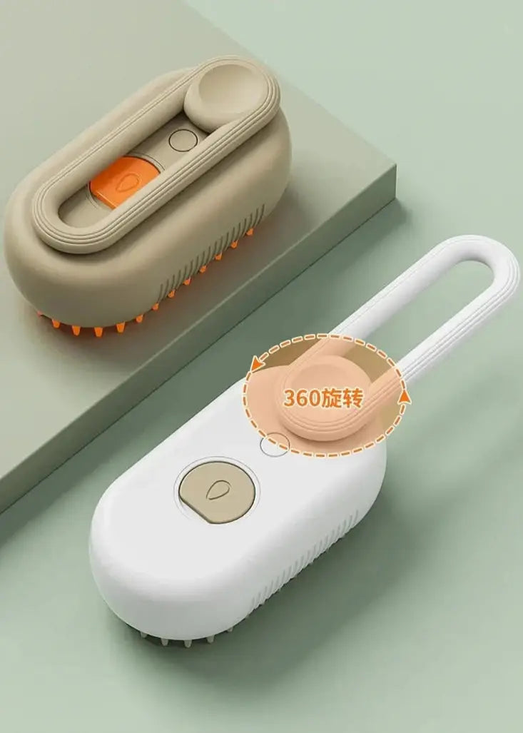 Massager for Cats Groomed Steam Brush Multifunctional 3-IN-1