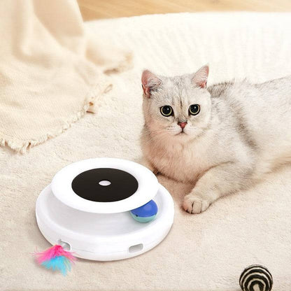 Smart Interactive Wand Teaser for Cats Nearly Domestic 2-IN-1