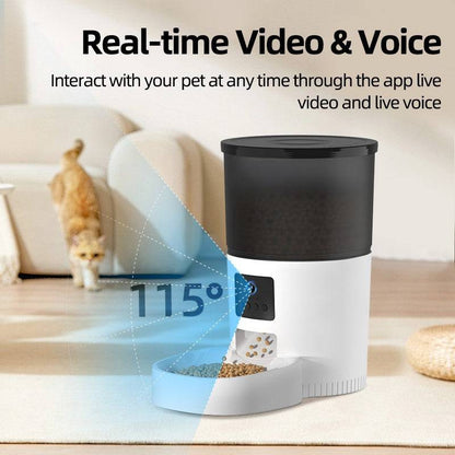 Automatic Slow Feeder Bowl for Cats Waiting Hungry 3L