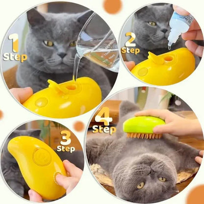 Massager for Cats Ready Give Grooming Steamy Premium