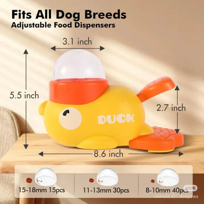 Interactive Slow Feeder Bowl for Cats Quack Tastic