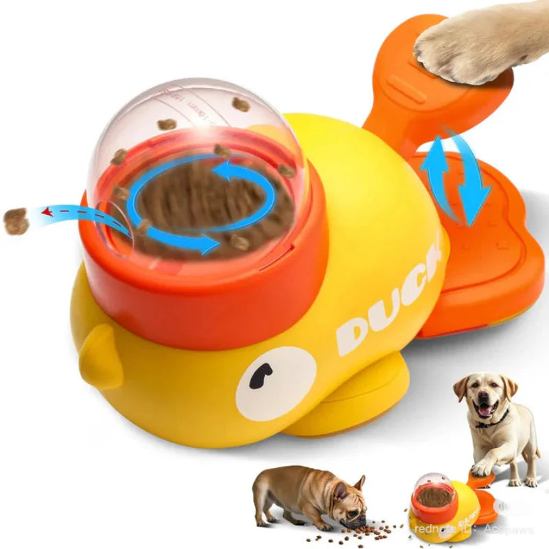 Interactive Slow Feeder Bowl for Cats Quack Tastic