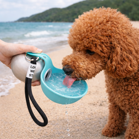 Water Fountain for Dogs Hydrated Anywhere Without Mess