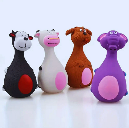 Rubber Dental Care Tool for Dogs Interactive Squeaky