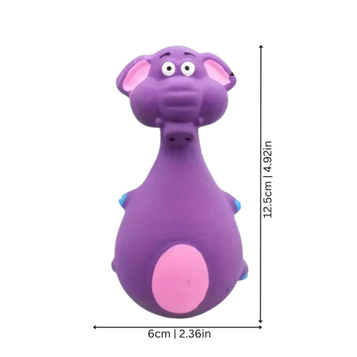 Rubber Dental Care Tool for Dogs Interactive Squeaky