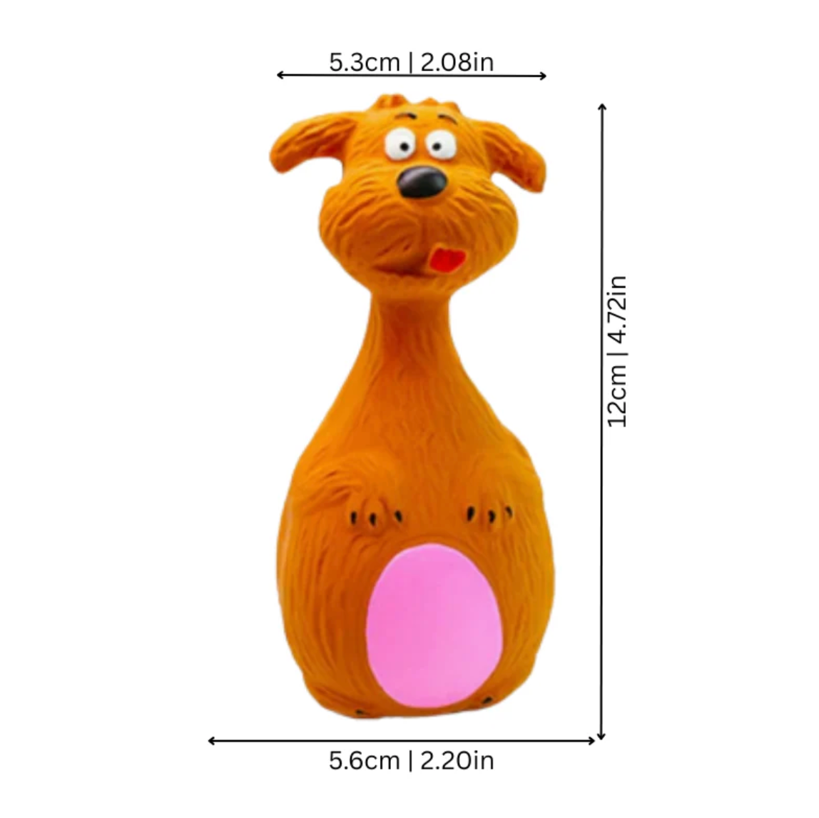 Rubber Dental Care Tool for Dogs Interactive Squeaky