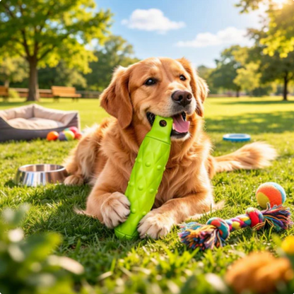 Durable Wood Dental Care Tool for Dogs Plaque