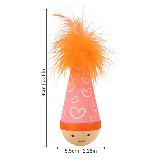 Self Balancing Wand Teaser for Cats Interactive Wobble