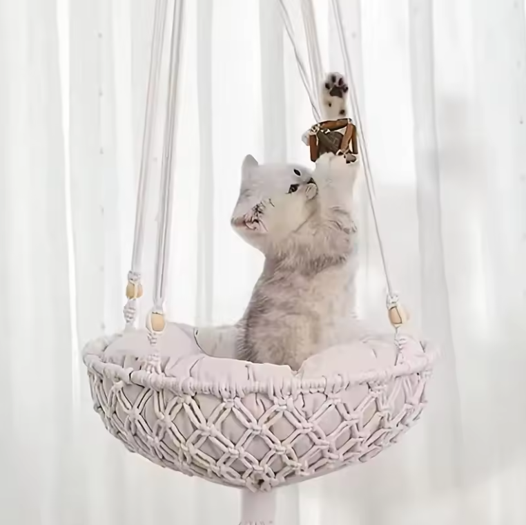 Cotton Hammock for Cats Security Hanging Nest Hygienic