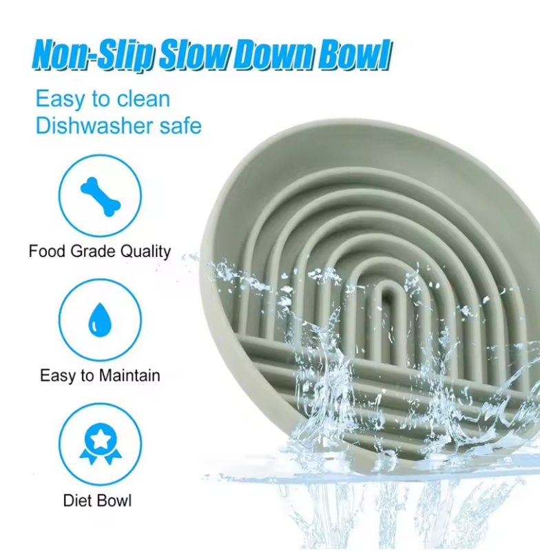 Silicone Slow Feeder Lick Mat for Cats & Dogs