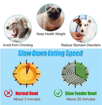 Silicone Slow Feeder Lick Mat for Cats & Dogs