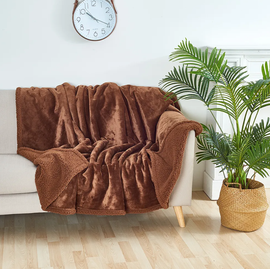 Waterproof Plush Blanket for Cats & Dogs Sherpa