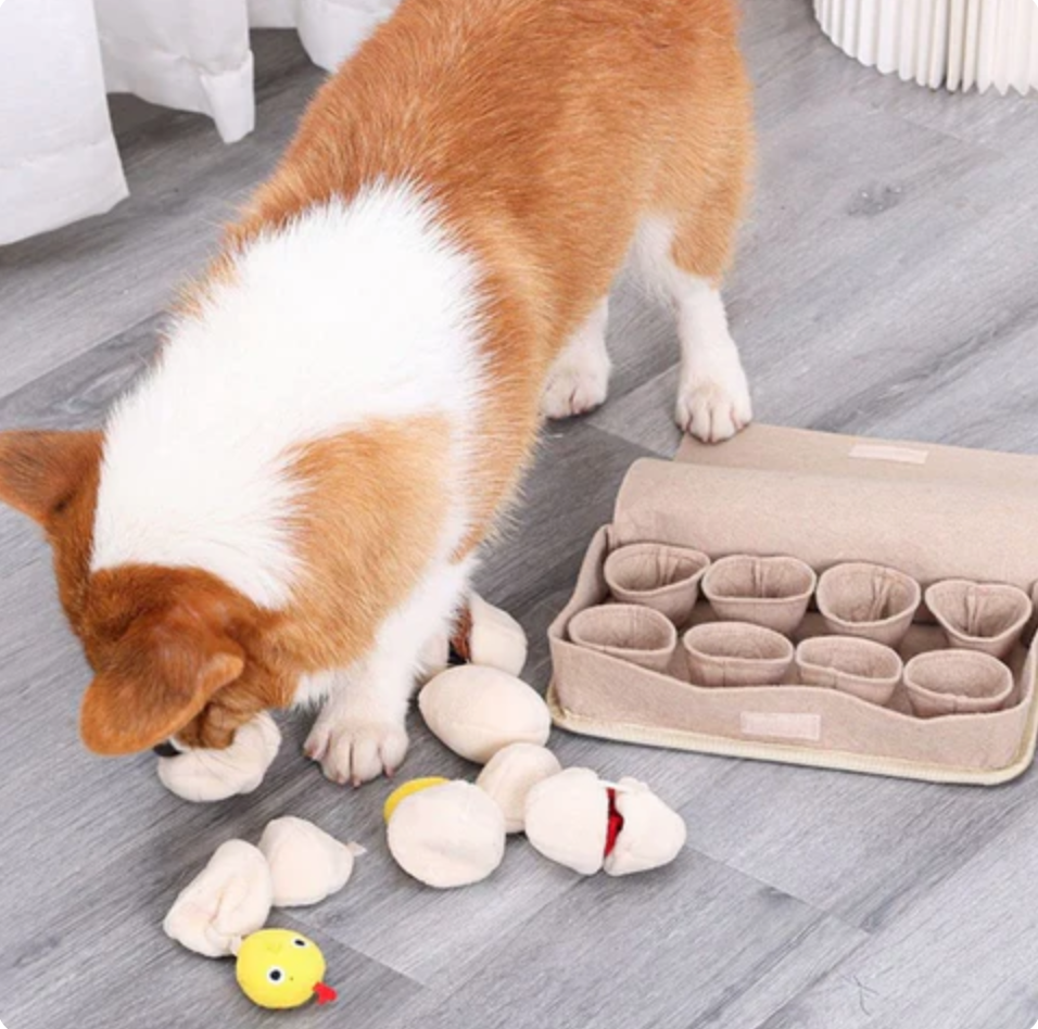 Interactive Plush Toy for Dogs Mental Stimulation Behavioral
