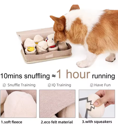 Interactive Plush Toy for Dogs Mental Stimulation Behavioral
