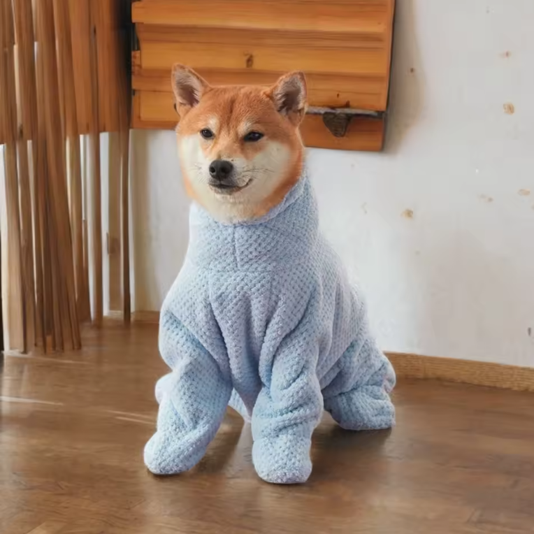 Hooded Drying Towel for Dogs Quick Nanofiber Technology