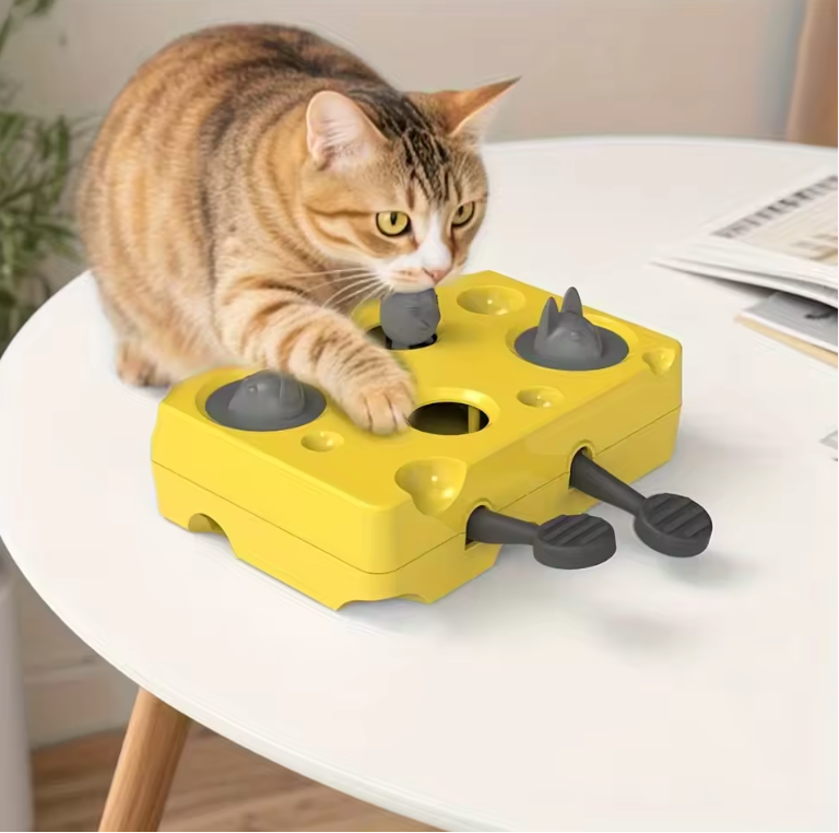 Interactive Slow Feeder Bowl for Cats Instinctive Hunting