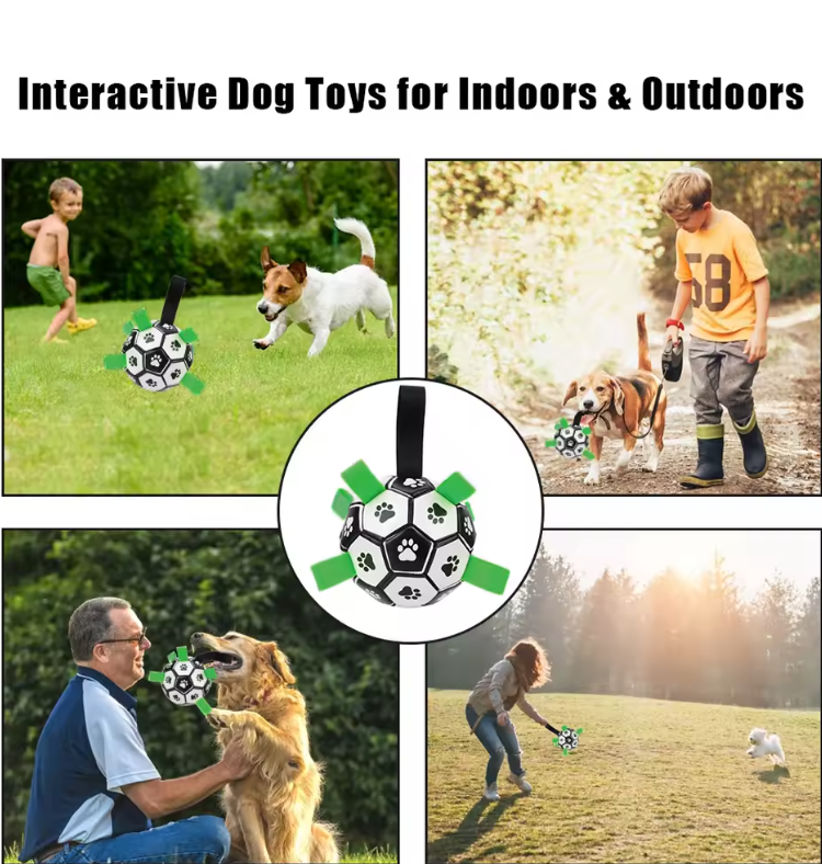 Interactive Nylon Ball Toy for Cats & Dogs