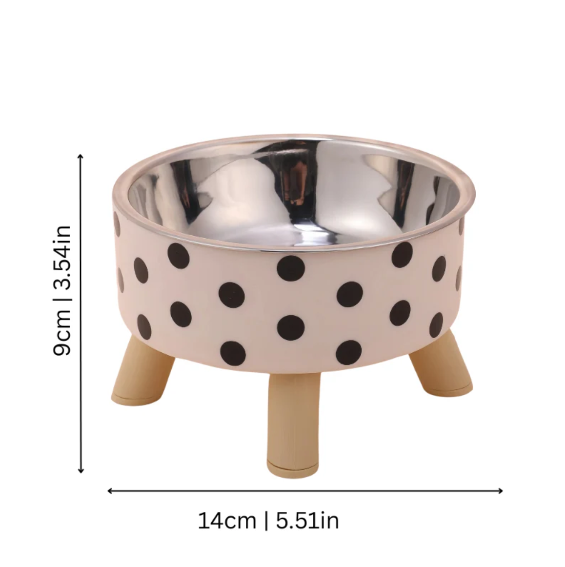 Elevated Slow Stainless Steel Feeder Bowl for Cats & Dogs