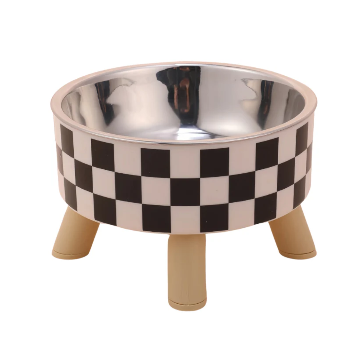 Elevated Slow Stainless Steel Feeder Bowl for Cats & Dogs