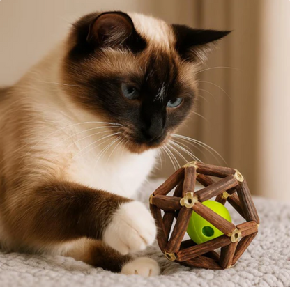 Cozy Plush Bed for Cats Vertical Security Stress