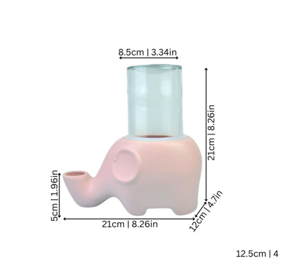Ceramic Water Fountain for Cats & Dogs Hydration