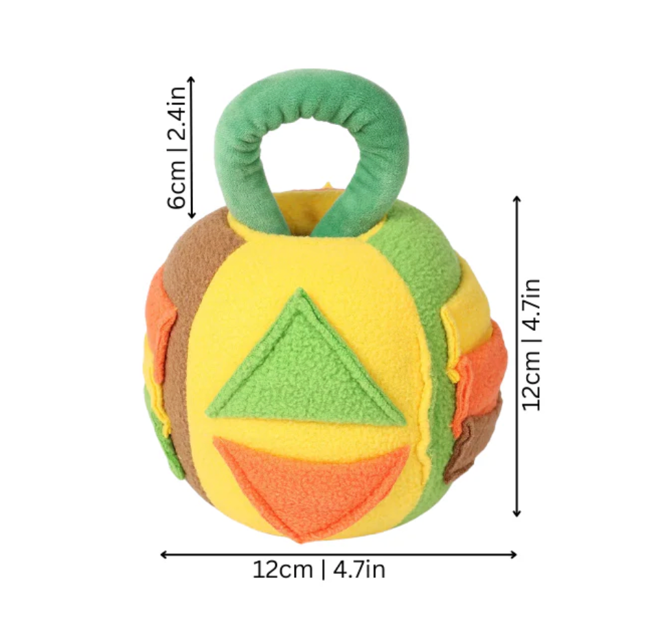 Interactive Fleece Puzzle Feeder Toy for Dogs Instinctive