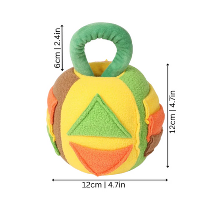 Interactive Fleece Puzzle Feeder Toy for Dogs Instinctive