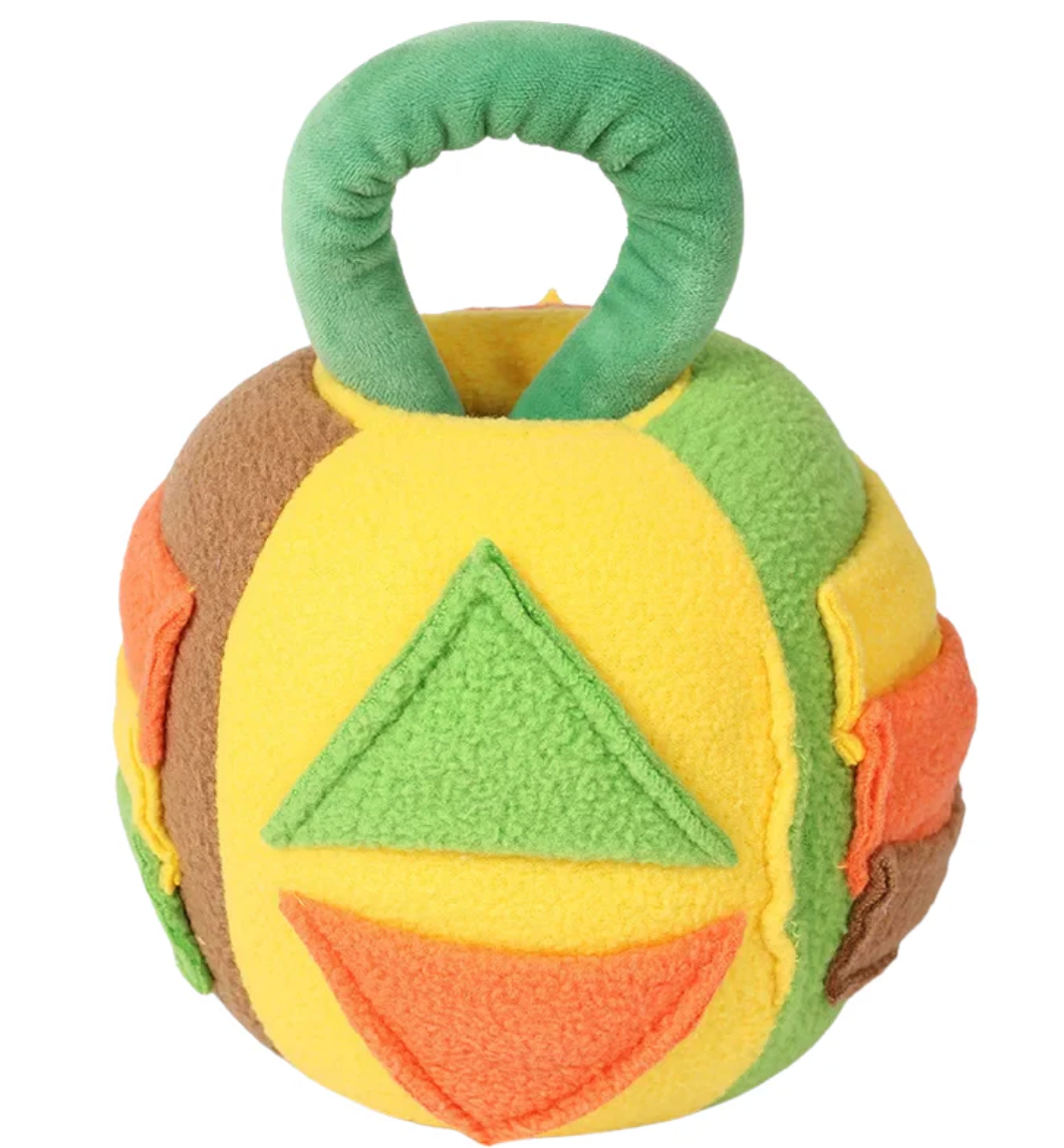 Interactive Fleece Puzzle Feeder Toy for Dogs Instinctive