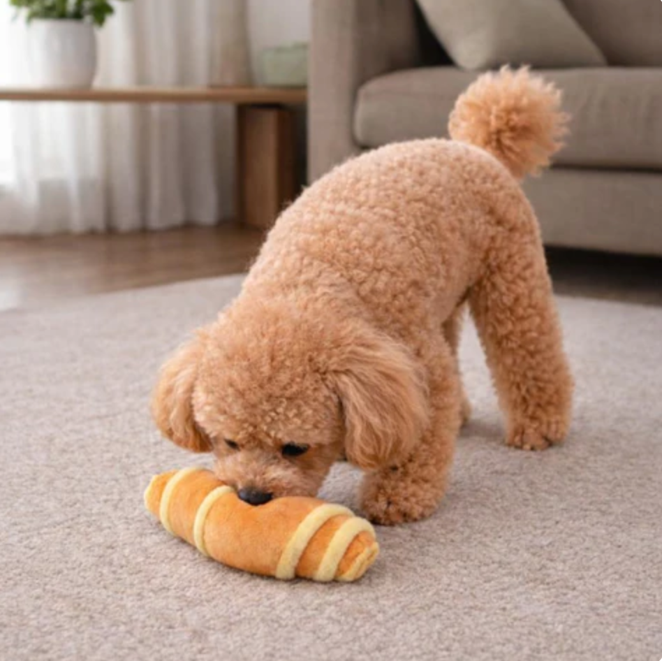 Slow Plush Feeder Bowl for Dogs Treat Thrilling