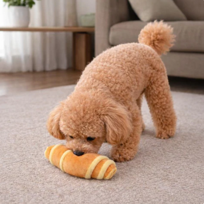 Slow Plush Feeder Bowl for Dogs Treat Thrilling