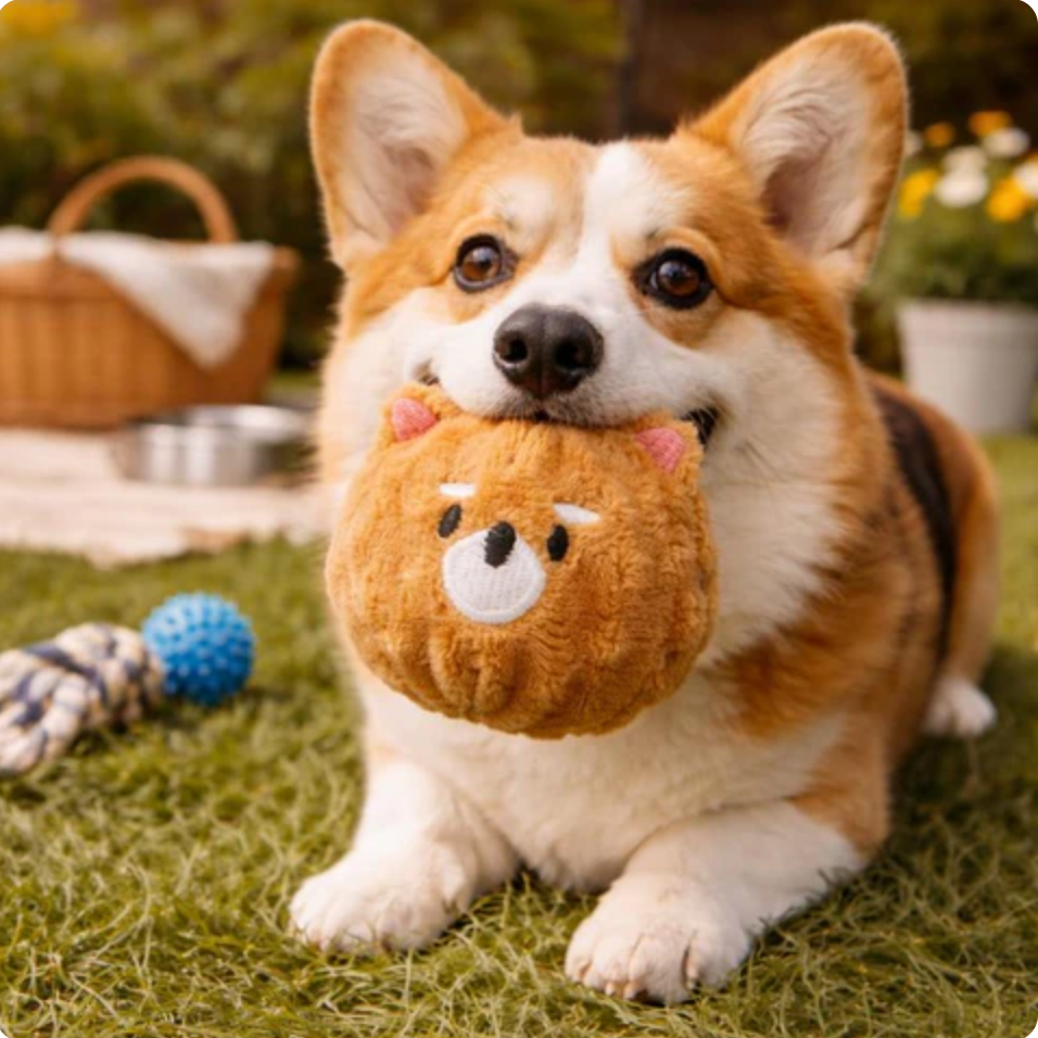 Interactive Plush Dental Care Tool for Cats & Dogs
