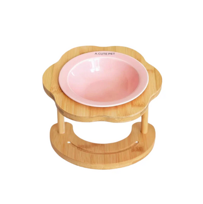 Slow Ceramic Feeder Bowl for Cats & Dogs