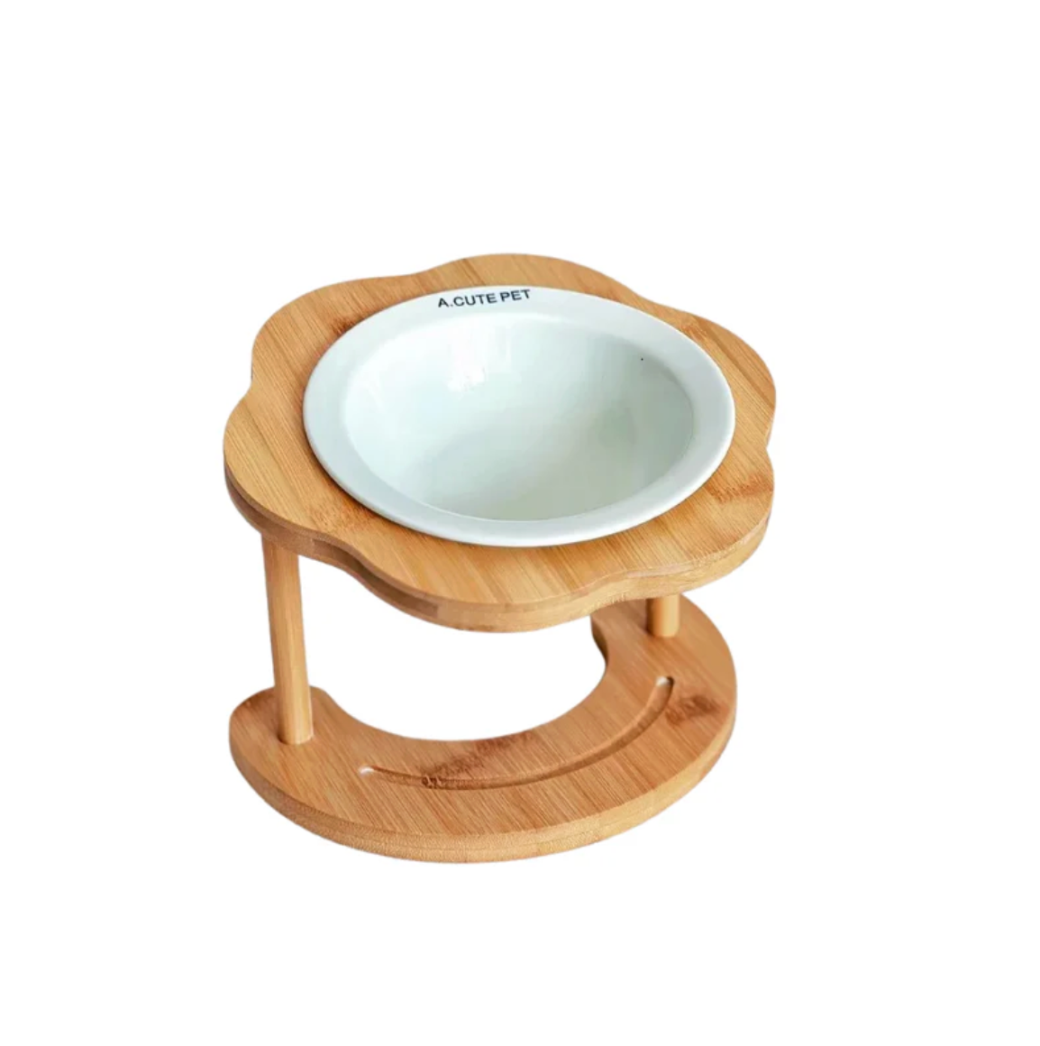 Slow Ceramic Feeder Bowl for Cats & Dogs