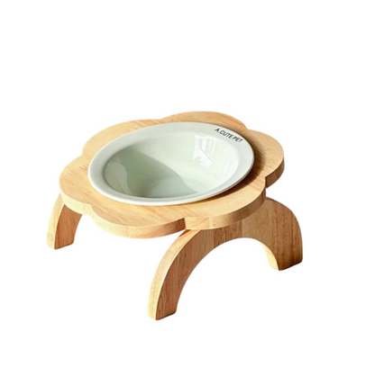 Slow Ceramic Feeder Bowl for Cats & Dogs