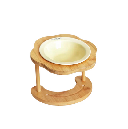 Slow Ceramic Feeder Bowl for Cats & Dogs