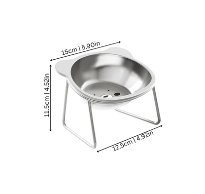 Slow Stainless Steel Feeder Bowl for Dogs Meal