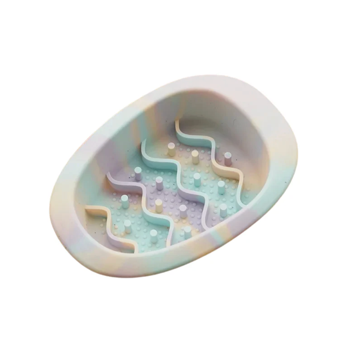 Slow Feeder Bowl for Cats & Dogs Down
