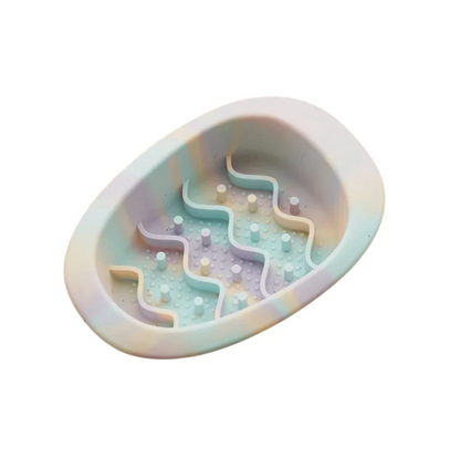 Slow Feeder Bowl for Cats & Dogs Down
