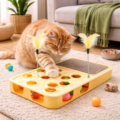 Slow Feeder Bowl for Cats Feeding Time Smart
