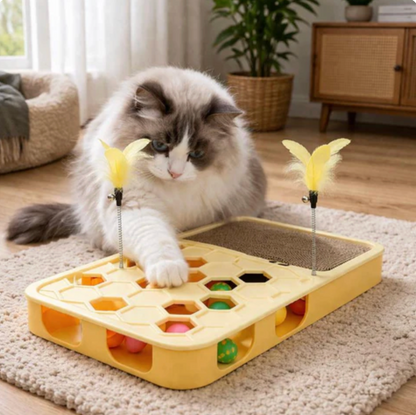 Slow Feeder Bowl for Cats Feeding Time Smart