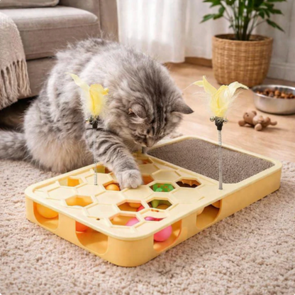 Slow Feeder Bowl for Cats Feeding Time Smart