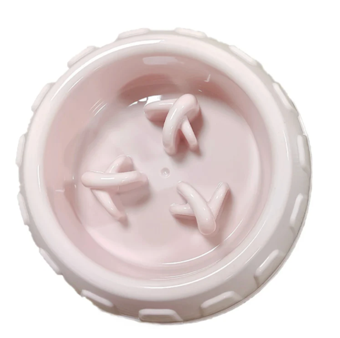 Slow Feeder Bowl for Cats & Dogs Help