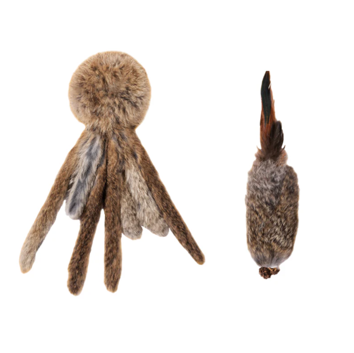 Interactive Faux Fur Wand Teaser for Cats Awaken