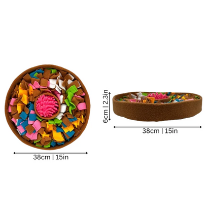 Slow Feeder Bowl for Dogs Mealtime Calming Brain