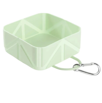 Portable Travel Silicone Water Fountain for Dogs Feed