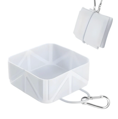 Portable Travel Silicone Water Fountain for Dogs Feed