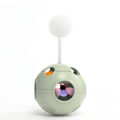 Interactive Wand Teaser for Cats Play Sparks Hunting