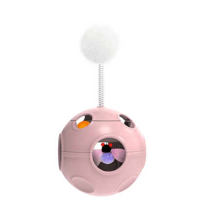 Interactive Wand Teaser for Cats Play Sparks Hunting